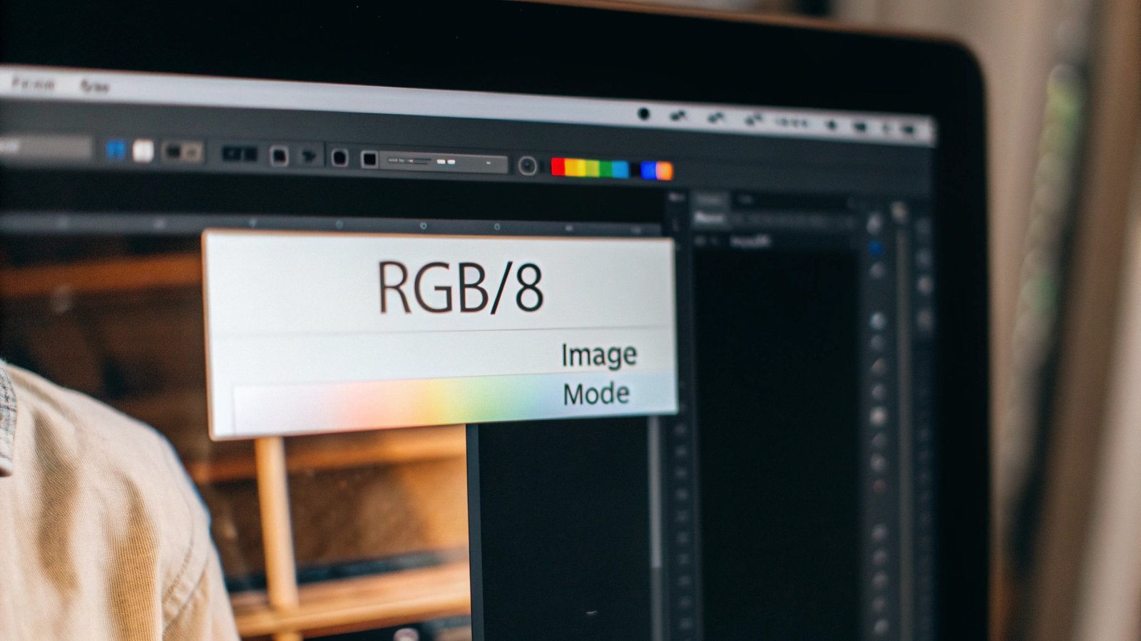 Screenshot of Adobe Photoshop Image Mode menu showing CMYK selected
