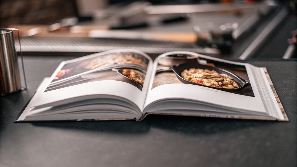 A close-up of a high-resolution printed photo next to a low-resolution one.