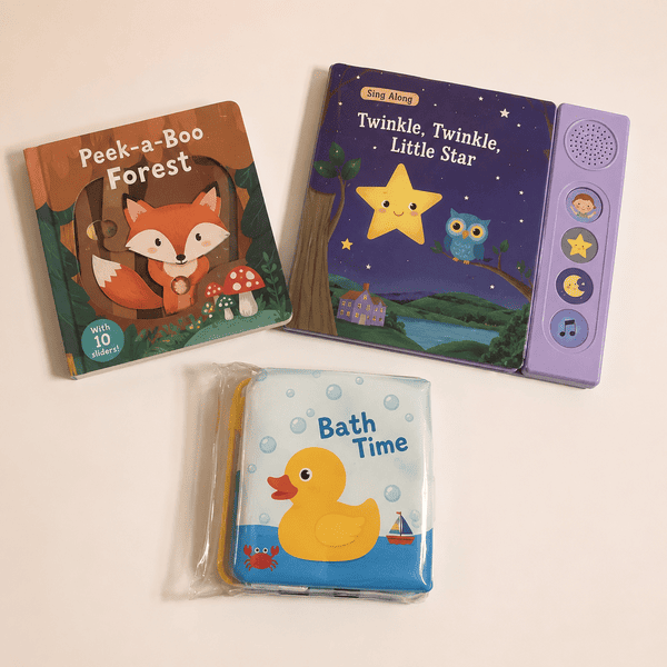 Sound books bath books EVA books flap books tab books and shaped novelty books