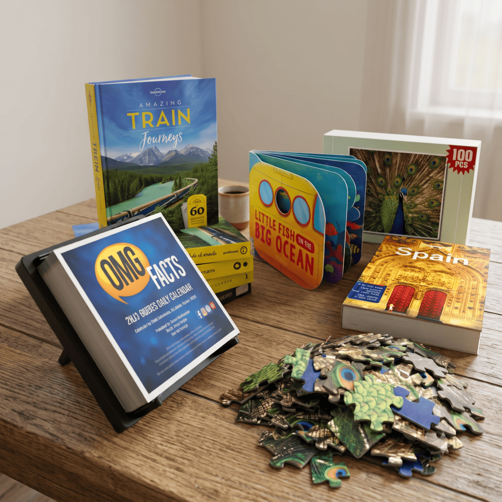 Integrated book printing and board game manufacturing for global publishers