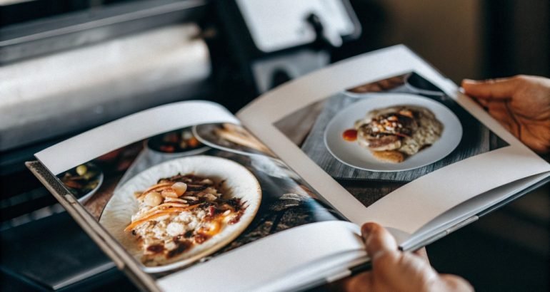 Print high quality cookbook